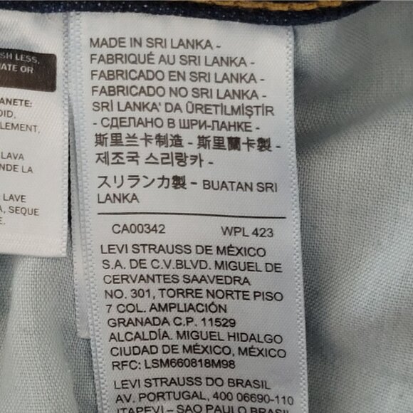 Levis 721 High Rise Skinny Jeans Womens Size 33 Blue Denim - Picture 6 of 8